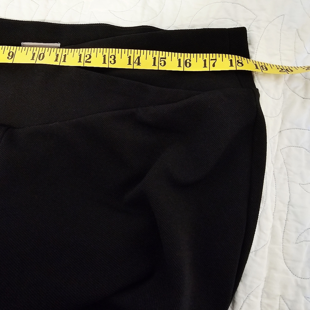 Maurices Women's Black Polyester Blend Work Pants Size 16 W Regular - Picture 6 of 7